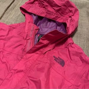 The North Face  hyvent windbreaker hot pink Sz 14/16 or adult S